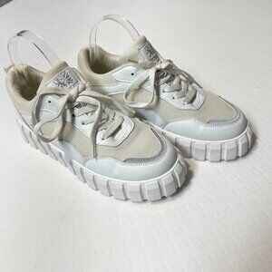 Crosby Scotland Women’s White Platform Sneakers Size 40/US 10